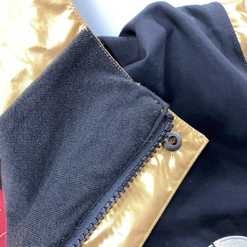【中古品】【メンズ】 SUPREME×THE NORTH FACE シュプリーム×ザ・ノースフェイス NP11801I METALLIC MOUNTAIN PARKA メタリック マウンテン パーカー アウター 149-260604-cs-02-izu サイズ：M カラー：ゴールド×ブラック 万代Net店