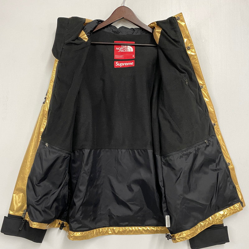 【中古品】【メンズ】 SUPREME×THE NORTH FACE シュプリーム×ザ・ノースフェイス NP11801I METALLIC MOUNTAIN PARKA メタリック マウンテン パーカー アウター 149-260604-cs-02-izu サイズ：M カラー：ゴールド×ブラック 万代Net店