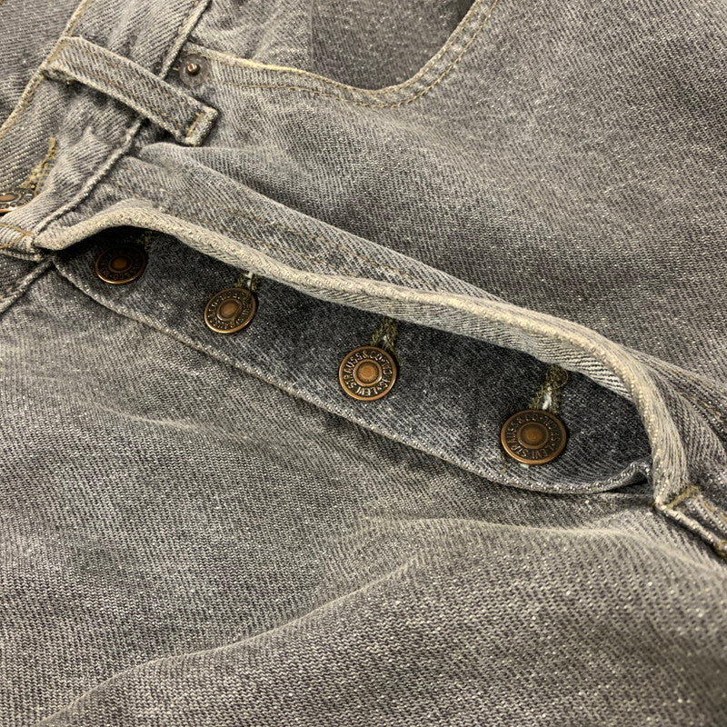 【中古品】【メンズ】 LEVI'S リーバイス 501-0658 刻印532 USA製 501 BLACK DENIM PANTS 先染め ブラック デニム パンツ ボトムス ズボン 157-260604-cs-13-izu サイズ：W33 L34 カラー：ブラック 万代Net店
