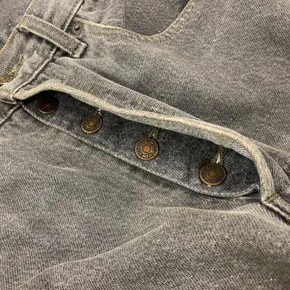 【中古品】【メンズ】 LEVI'S リーバイス 501-0658 刻印532 USA製 501 BLACK DENIM PANTS 先染め ブラック デニム パンツ ボトムス ズボン 157-260604-cs-13-izu サイズ：W33 L34 カラー：ブラック 万代Net店