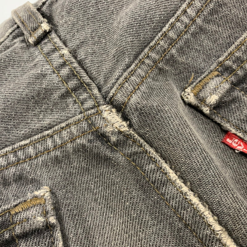 【中古品】【メンズ】 LEVI'S リーバイス 501-0658 刻印532 USA製 501 BLACK DENIM PANTS 先染め ブラック デニム パンツ ボトムス ズボン 157-260604-cs-13-izu サイズ：W33 L34 カラー：ブラック 万代Net店