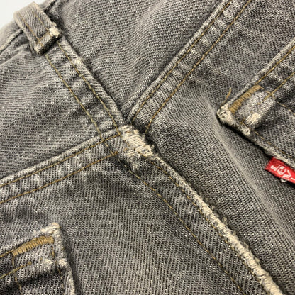 【中古品】【メンズ】 LEVI'S リーバイス 501-0658 刻印532 USA製 501 BLACK DENIM PANTS 先染め ブラック デニム パンツ ボトムス ズボン 157-260604-cs-13-izu サイズ：W33 L34 カラー：ブラック 万代Net店