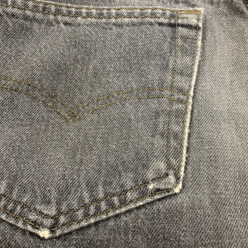【中古品】【メンズ】 LEVI'S リーバイス 501-0658 刻印532 USA製 501 BLACK DENIM PANTS 先染め ブラック デニム パンツ ボトムス ズボン 157-260604-cs-13-izu サイズ：W33 L34 カラー：ブラック 万代Net店