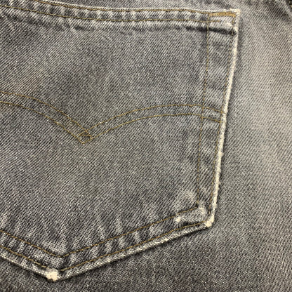 【中古品】【メンズ】 LEVI'S リーバイス 501-0658 刻印532 USA製 501 BLACK DENIM PANTS 先染め ブラック デニム パンツ ボトムス ズボン 157-260604-cs-13-izu サイズ：W33 L34 カラー：ブラック 万代Net店
