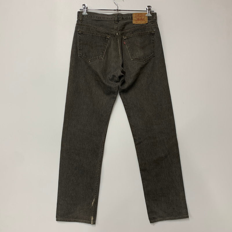 【中古品】【メンズ】 LEVI'S リーバイス 501-0658 刻印532 USA製 501 BLACK DENIM PANTS 先染め ブラック デニム パンツ ボトムス ズボン 157-260604-cs-13-izu サイズ：W33 L34 カラー：ブラック 万代Net店