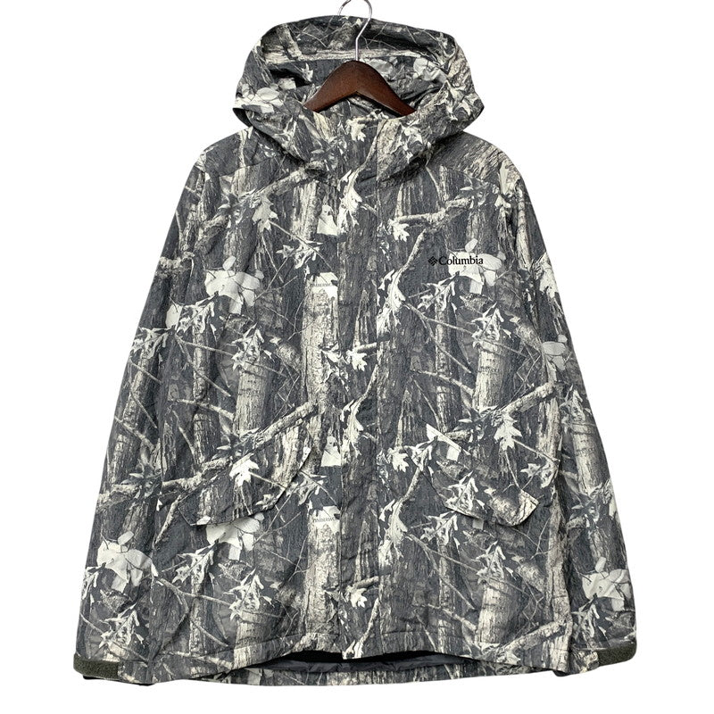 【中古品】【メンズ】 COLUMBIA コロンビア PM5510 FLEECE LINER NYLON JACKET フリース ライナー ナイロン ジャケット アウター 144-260605-kh-06-izu サイズ：L カラー：グレー系×ホワイト系 万代Net店