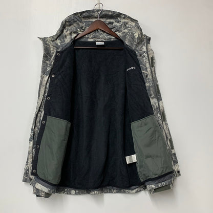 【中古品】【メンズ】 COLUMBIA コロンビア PM5510 FLEECE LINER NYLON JACKET フリース ライナー ナイロン ジャケット アウター 144-260605-kh-06-izu サイズ：L カラー：グレー系×ホワイト系 万代Net店