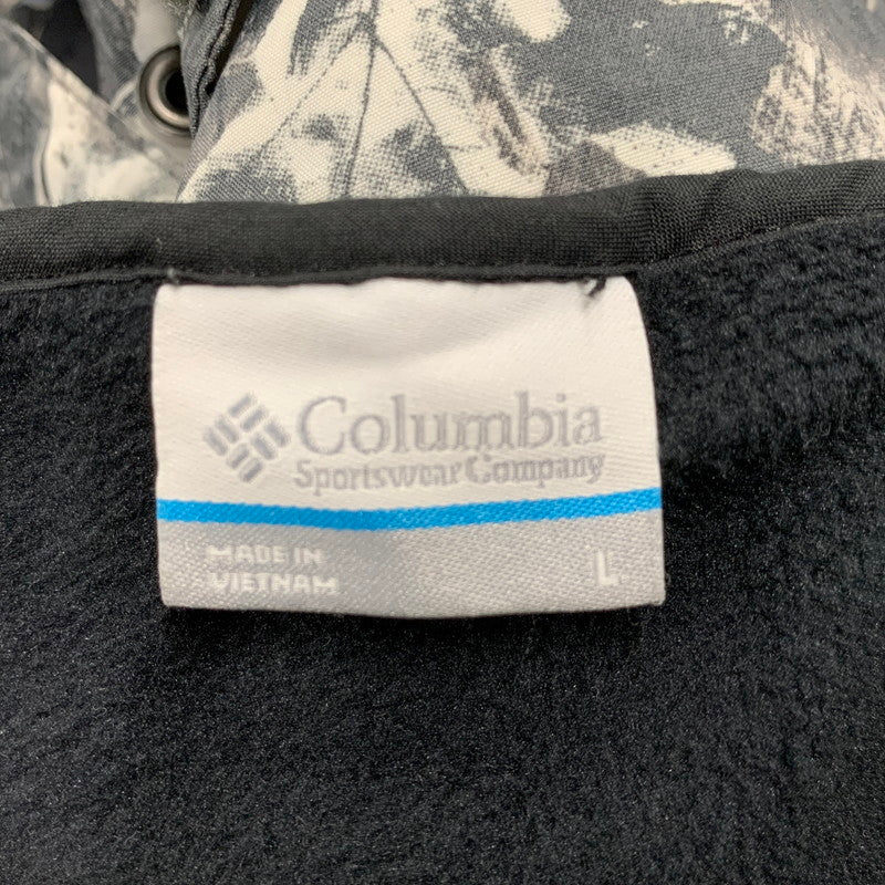 【中古品】【メンズ】 COLUMBIA コロンビア PM5510 FLEECE LINER NYLON JACKET フリース ライナー ナイロン ジャケット アウター 144-260605-kh-06-izu サイズ：L カラー：グレー系×ホワイト系 万代Net店