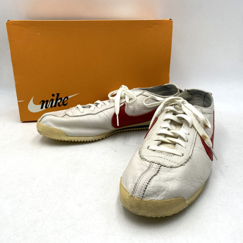【現状渡し品】【メンズ】 NIKE ナイキ CORTEZ CLASSIC OG LEATHER QS コルテッツ クラシック オリジナル レザー クイックストライク スニーカー シューズ 靴 160-260604-cs-06-izu サイズ：29.0cm カラー：WHITE/VARSITY RED-SAIL 万代Net店