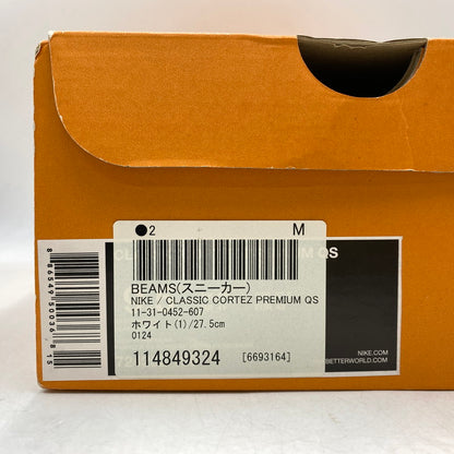 【現状渡し品】【メンズ】 NIKE ナイキ CORTEZ CLASSIC OG LEATHER QS コルテッツ クラシック オリジナル レザー クイックストライク スニーカー シューズ 靴 160-260604-cs-06-izu サイズ：29.0cm カラー：WHITE/VARSITY RED-SAIL 万代Net店