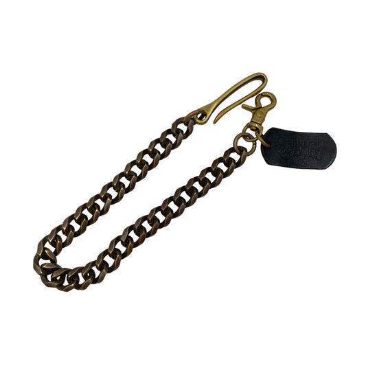 【中古品】【メンズ】 SAMURAI CRAFT サムライ クラフト LEATHER PATCH BRASS WALLET CHAIN レザー パッチ ブラス ウォレット チェーン アクセサリー 192-260611-ya-14-izu カラー：ゴールド 万代Net店