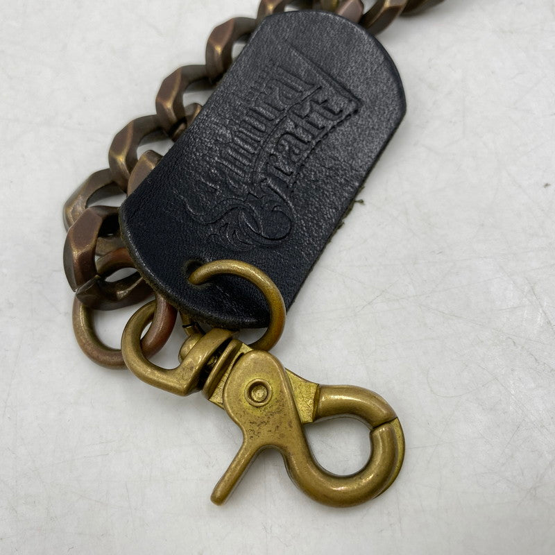 【中古品】【メンズ】 SAMURAI CRAFT サムライ クラフト LEATHER PATCH BRASS WALLET CHAIN レザー パッチ ブラス ウォレット チェーン アクセサリー 192-260611-ya-14-izu カラー：ゴールド 万代Net店