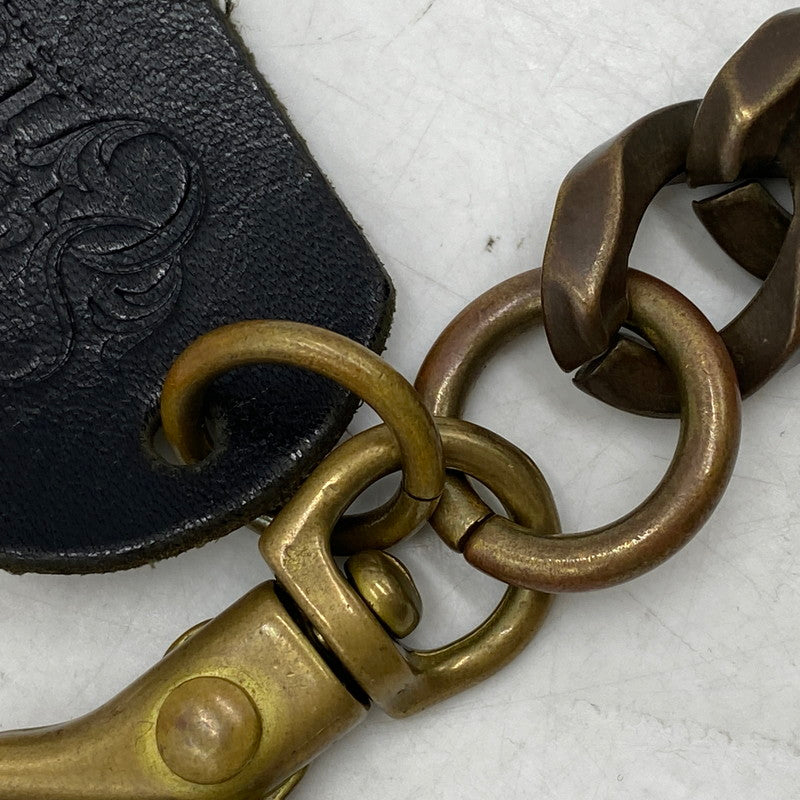 【中古品】【メンズ】 SAMURAI CRAFT サムライ クラフト LEATHER PATCH BRASS WALLET CHAIN レザー パッチ ブラス ウォレット チェーン アクセサリー 192-260611-ya-14-izu カラー：ゴールド 万代Net店