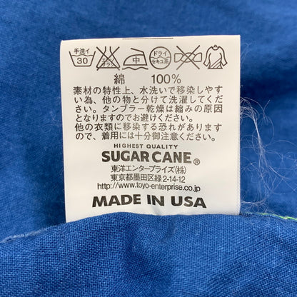 【中古品】【メンズ】 MISTER FREEDOM ミスターフリーダム × SUGAR CANE シュガーケーン USA製 LS WORK SHIRT ロングスリーブ ワーク シャツ トップス 145-260605-kh-02-izu サイズ：L カラー：ブルー 万代Net店