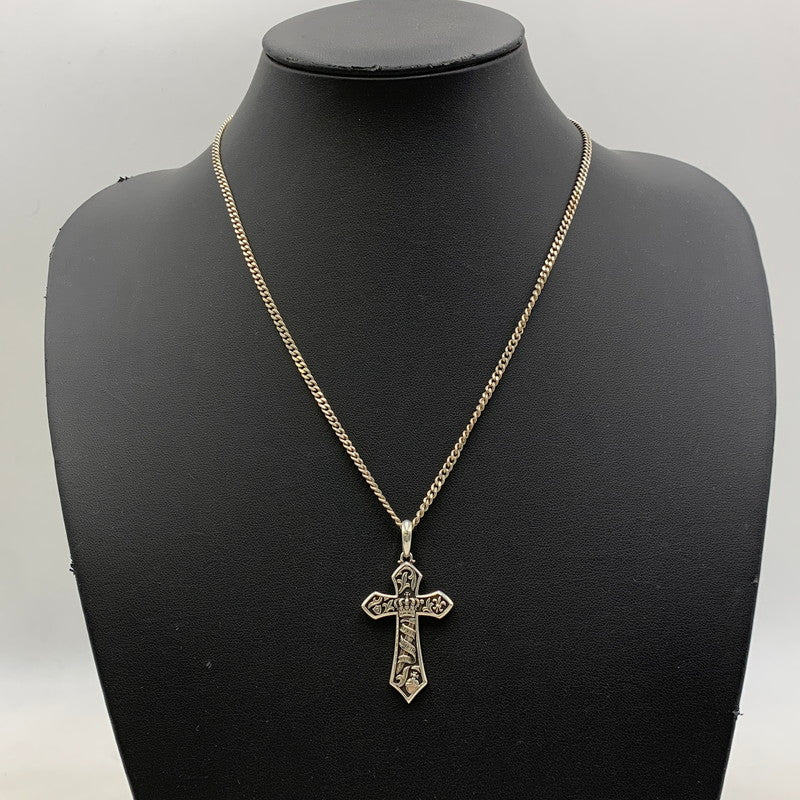 【中古品】【メンズ/レディース】 JUSTIN DAVIS ジャスティンデイビス SPJ800 925 LEGENDARY CROSS PENDANT TOP レジェンダリー クロス ペンダント トップ アクセサリー 192-260606-cs-08-izu カラー：シルバー 万代Net店
