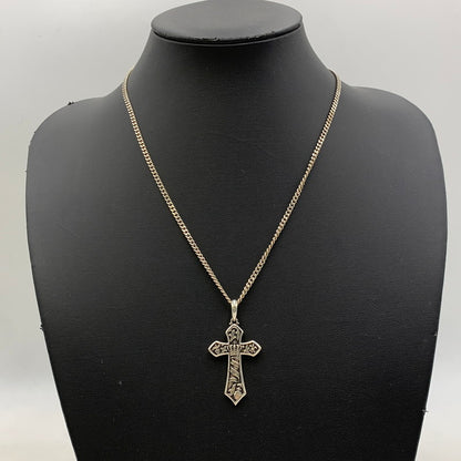 【中古品】【メンズ/レディース】 JUSTIN DAVIS ジャスティンデイビス SPJ800 925 LEGENDARY CROSS PENDANT TOP レジェンダリー クロス ペンダント トップ アクセサリー 192-260606-cs-08-izu カラー：シルバー 万代Net店