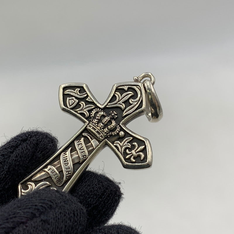 【中古品】【メンズ/レディース】 JUSTIN DAVIS ジャスティンデイビス SPJ800 925 LEGENDARY CROSS PENDANT TOP レジェンダリー クロス ペンダント トップ アクセサリー 192-260606-cs-08-izu カラー：シルバー 万代Net店