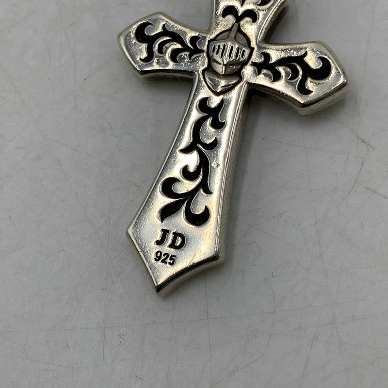 【中古品】【メンズ/レディース】 JUSTIN DAVIS ジャスティンデイビス SPJ800 925 LEGENDARY CROSS PENDANT TOP レジェンダリー クロス ペンダント トップ アクセサリー 192-260606-cs-08-izu カラー：シルバー 万代Net店