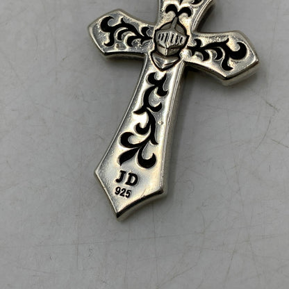 【中古品】【メンズ/レディース】 JUSTIN DAVIS ジャスティンデイビス SPJ800 925 LEGENDARY CROSS PENDANT TOP レジェンダリー クロス ペンダント トップ アクセサリー 192-260606-cs-08-izu カラー：シルバー 万代Net店