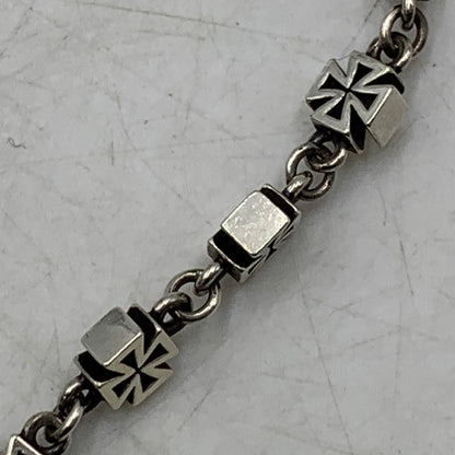 【中古品】【メンズ/レディース】 JUSTIN DAVIS ジャスティンデイビス SNJ805 925 FRAGMENT CROWN CHAIN フラグメント クラウン チェーン ネックレス アクセサリー 192-260606-cs-09-izu カラー：シルバー 万代Net店
