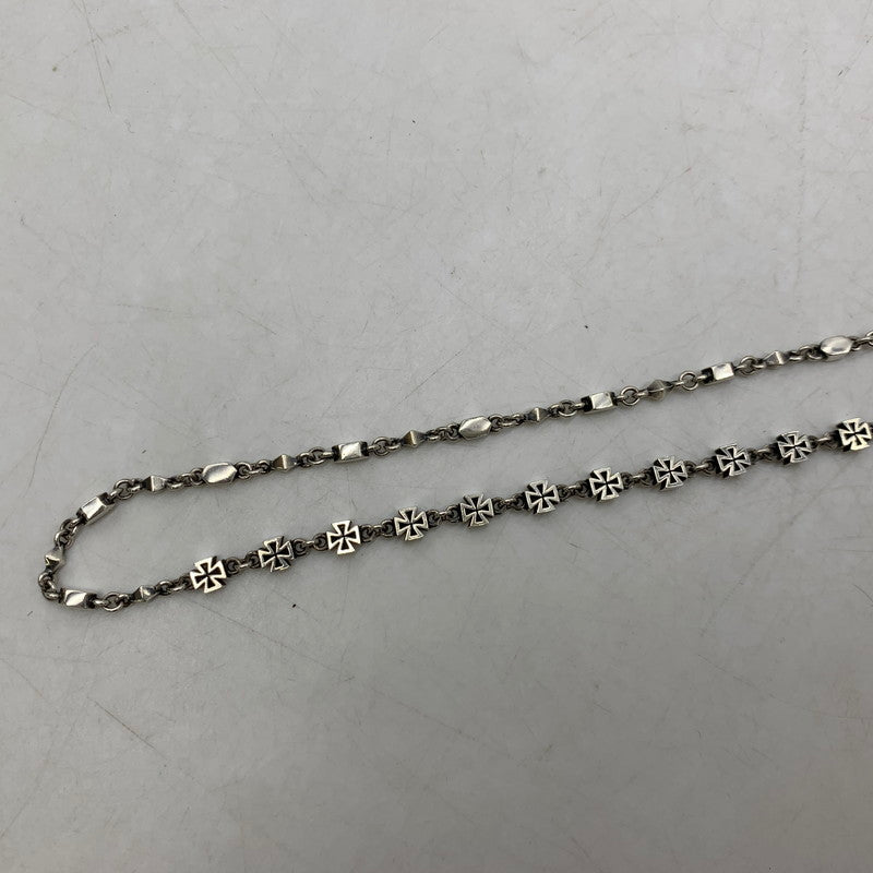 【中古品】【メンズ/レディース】 JUSTIN DAVIS ジャスティンデイビス SNJ805 925 FRAGMENT CROWN CHAIN フラグメント クラウン チェーン ネックレス アクセサリー 192-260606-cs-09-izu カラー：シルバー 万代Net店