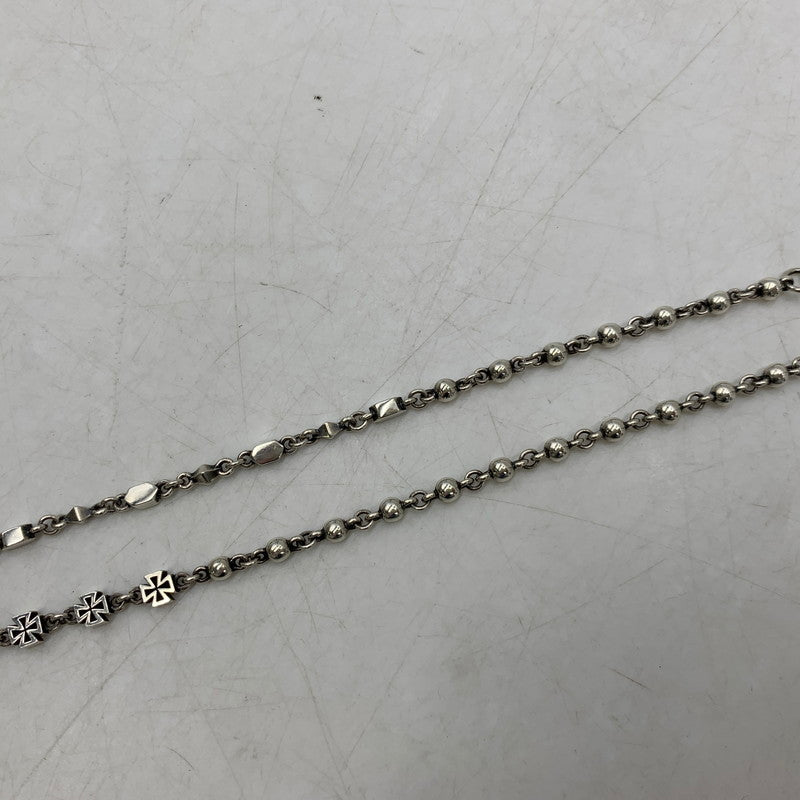 【中古品】【メンズ/レディース】 JUSTIN DAVIS ジャスティンデイビス SNJ805 925 FRAGMENT CROWN CHAIN フラグメント クラウン チェーン ネックレス アクセサリー 192-260606-cs-09-izu カラー：シルバー 万代Net店