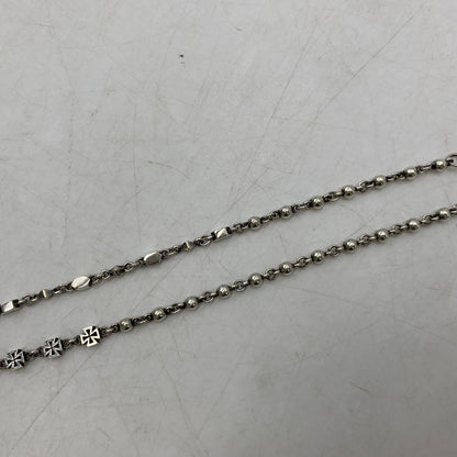 【中古品】【メンズ/レディース】 JUSTIN DAVIS ジャスティンデイビス SNJ805 925 FRAGMENT CROWN CHAIN フラグメント クラウン チェーン ネックレス アクセサリー 192-260606-cs-09-izu カラー：シルバー 万代Net店