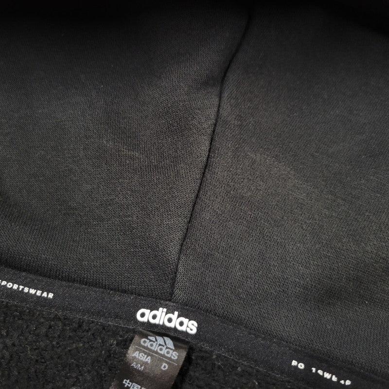 【中古品】【メンズ】 adidas アディダス LOOSEFIT SWEAT SET UP IK7357 IK7340 ルーズフィット スウェット セットアップ 148-260610-as-16-izu サイズ：L カラー：ブラック 万代Net店