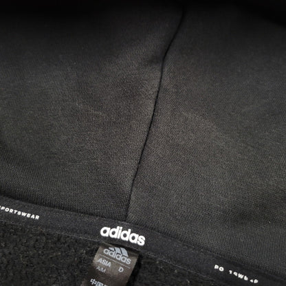 【中古品】【メンズ】 adidas アディダス LOOSEFIT SWEAT SET UP IK7357 IK7340 ルーズフィット スウェット セットアップ 148-260610-as-16-izu サイズ：L カラー：ブラック 万代Net店