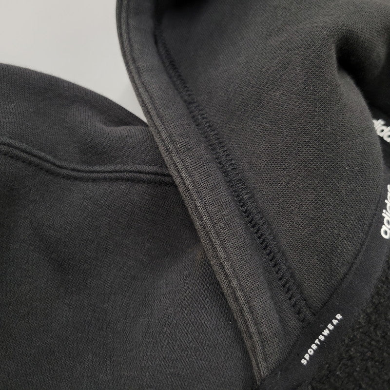 【中古品】【メンズ】 adidas アディダス LOOSEFIT SWEAT SET UP IK7357 IK7340 ルーズフィット スウェット セットアップ 148-260610-as-16-izu サイズ：L カラー：ブラック 万代Net店