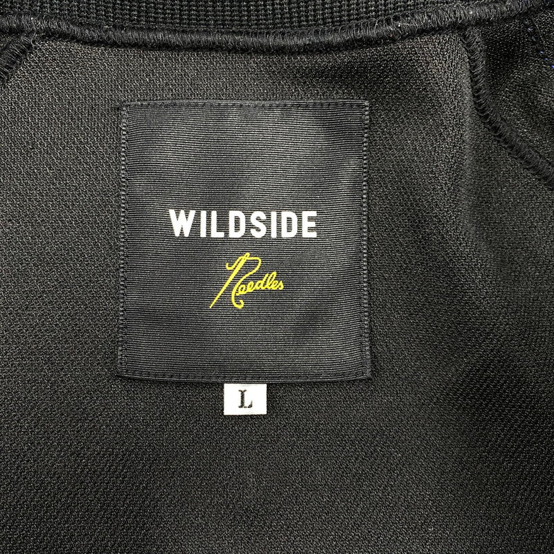 【中古品】【メンズ】 NEEDLES ニードルス × WILDSIDE YOHJI YAMAMOTO ワイルドサイド ヨウジヤマモト RW1527 TRACK トラック ジャケット アウター 140-260605-kh-08-izu サイズ：L カラー：ブラック×ブルー 万代Net店