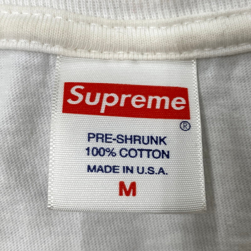 【現状渡し品】【メンズ】 SUPREME シュプリーム 22AW BRACES TEE ブレース ティー トップス 半袖 149-260604-cs-01-izu サイズ：M カラー：ホワイト 万代Net店