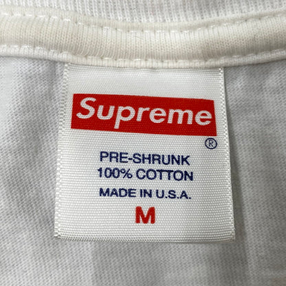 【現状渡し品】【メンズ】 SUPREME シュプリーム 22AW BRACES TEE ブレース ティー トップス 半袖 149-260604-cs-01-izu サイズ：M カラー：ホワイト 万代Net店