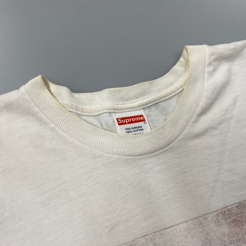 【現状渡し品】【メンズ】 SUPREME シュプリーム 22AW BRACES TEE ブレース ティー トップス 半袖 149-260604-cs-01-izu サイズ：M カラー：ホワイト 万代Net店