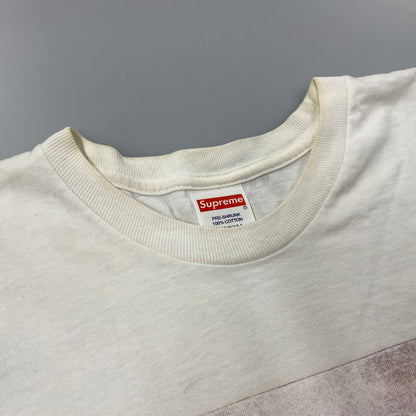 【現状渡し品】【メンズ】 SUPREME シュプリーム 22AW BRACES TEE ブレース ティー トップス 半袖 149-260604-cs-01-izu サイズ：M カラー：ホワイト 万代Net店