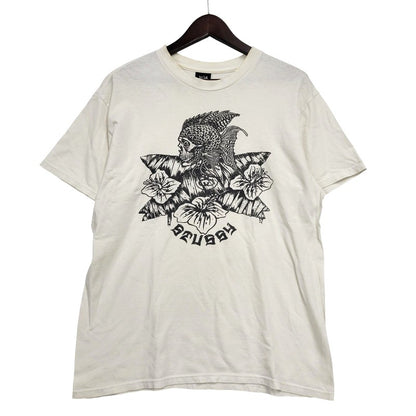 【現状渡し品】【メンズ】 STUSSY ステューシー S/S TEE ショートスリーブ Tシャツ 黒タグ 半袖 142-260610-as-15-izu サイズ：M カラー：ホワイト 万代Net店
