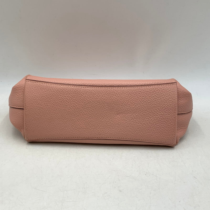 【中古品】【レディース】 COACH コーチ F31466 MINI EMMA SATCHEL BAG ミニ エマ サッチェル バッグ 鞄 カバン 180-260612-ya-06-izu カラー：ピンク 万代Net店