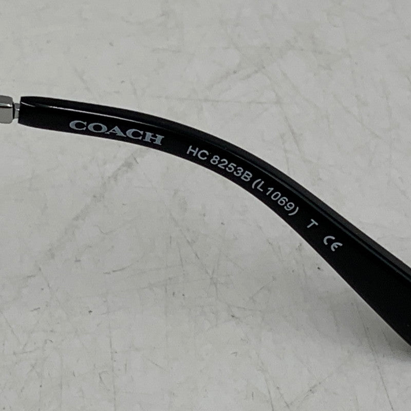 【中古美品】【メンズ/レディース】 COACH コーチ HC8253B SUNGLASSES サングラス 183-260612-ya-08-izu サイズ：54口17-140 カラー：ブラック 万代Net店