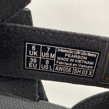 【中古品】【メンズ/レディース】 DR.MARTENS ドクターマーチン 27298001 TRACT PEARSON BLACK トラクト ピアソン ブラック KIEV キエフ + WEBBING ウェビング サンダル シューズ 靴 164-260612-ya-12-izu サイズ：UK6 カラー：ブラック 万代Net店