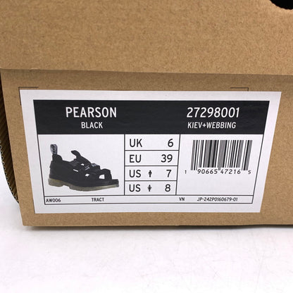 【中古品】【メンズ/レディース】 DR.MARTENS ドクターマーチン 27298001 TRACT PEARSON BLACK トラクト ピアソン ブラック KIEV キエフ + WEBBING ウェビング サンダル シューズ 靴 164-260612-ya-12-izu サイズ：UK6 カラー：ブラック 万代Net店
