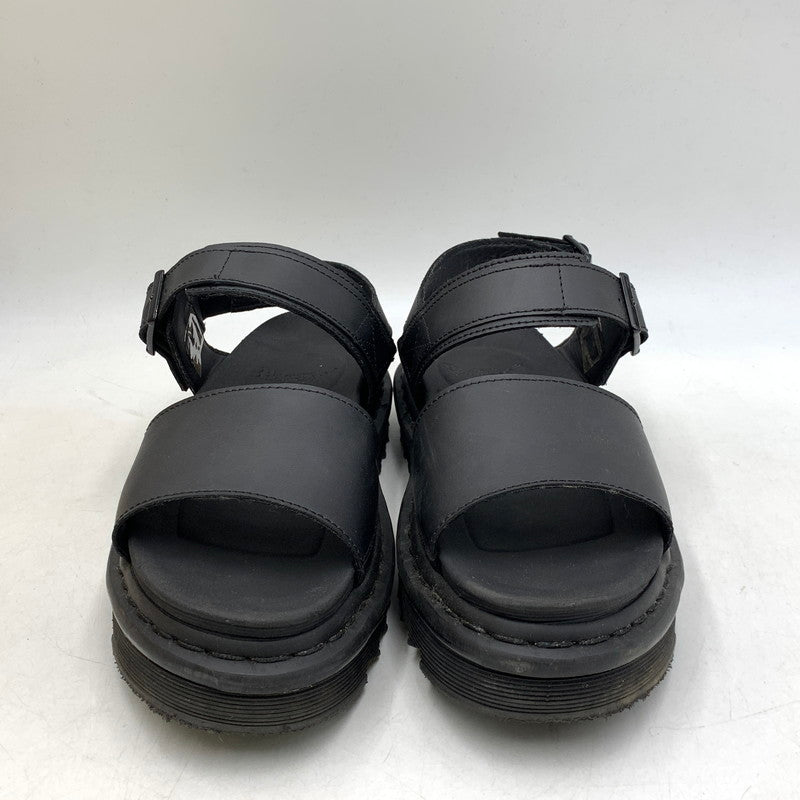 【中古品】【メンズ/レディース】 DR.MARTENS ドクターマーチン 23802001 VOSS HYDRO LEATHER ボス ハイドロ レザー サンダル シューズ 靴 164-260612-ya-13-izu サイズ：UK7 カラー：ブラック 万代Net店