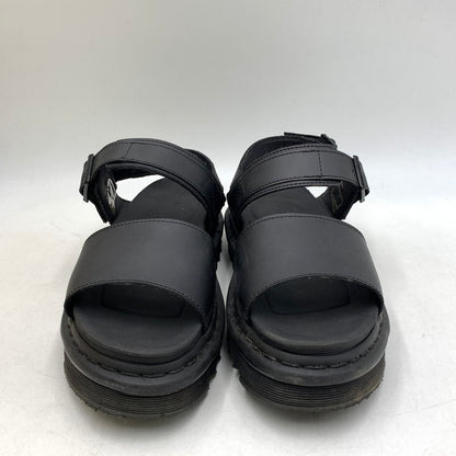 【中古品】【メンズ/レディース】 DR.MARTENS ドクターマーチン 23802001 VOSS HYDRO LEATHER ボス ハイドロ レザー サンダル シューズ 靴 164-260612-ya-13-izu サイズ：UK7 カラー：ブラック 万代Net店
