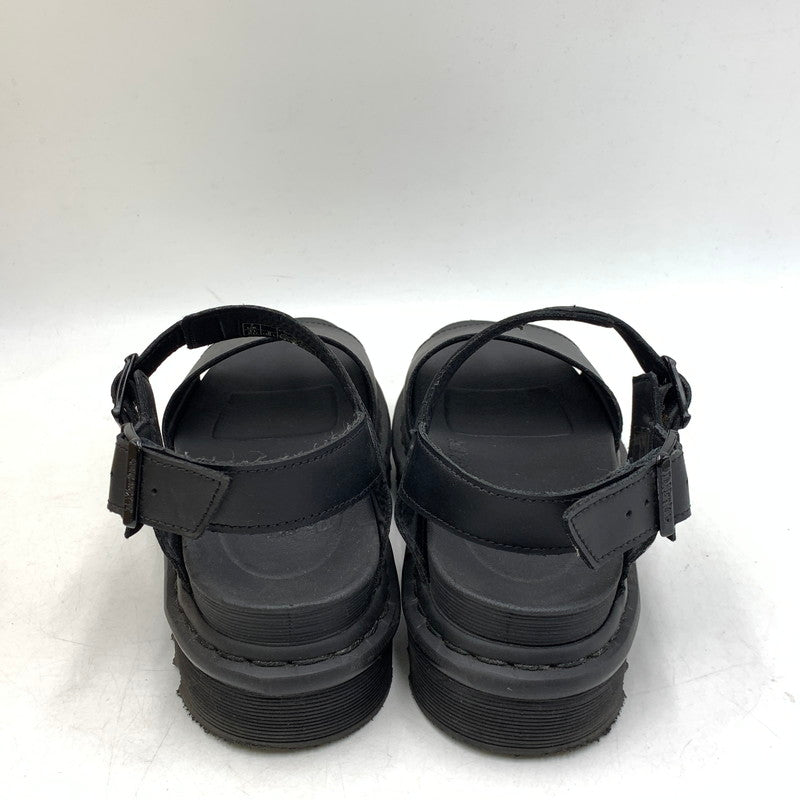 【中古品】【メンズ/レディース】 DR.MARTENS ドクターマーチン 23802001 VOSS HYDRO LEATHER ボス ハイドロ レザー サンダル シューズ 靴 164-260612-ya-13-izu サイズ：UK7 カラー：ブラック 万代Net店