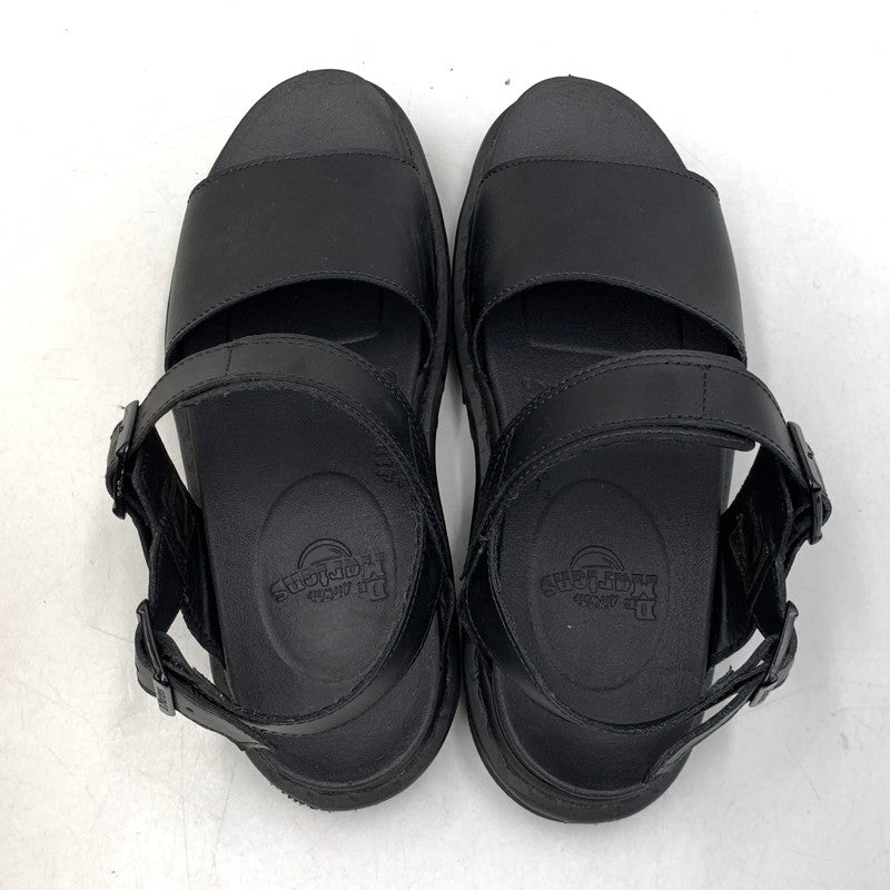 【中古品】【メンズ/レディース】 DR.MARTENS ドクターマーチン 23802001 VOSS HYDRO LEATHER ボス ハイドロ レザー サンダル シューズ 靴 164-260612-ya-13-izu サイズ：UK7 カラー：ブラック 万代Net店
