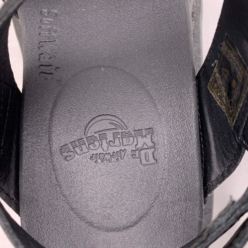 【中古品】【メンズ/レディース】 DR.MARTENS ドクターマーチン 23802001 VOSS HYDRO LEATHER ボス ハイドロ レザー サンダル シューズ 靴 164-260612-ya-13-izu サイズ：UK7 カラー：ブラック 万代Net店