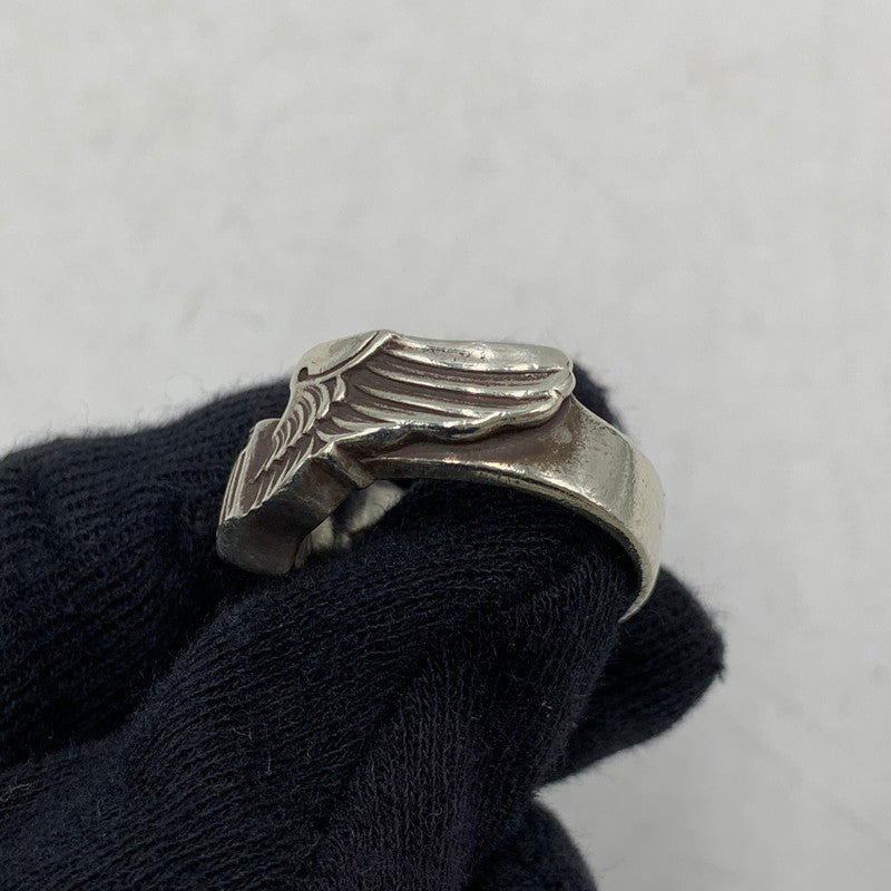 【中古品】【メンズ】 THE REAL MCCOY'S ザリアルマッコイズ MAS-684002 STERLING PILOT WING RING スターリング パイロット ウィング リング 指輪 アクセサリー 192-260606-cs-05-izu サイズ：19 カラー：シルバー 万代Net店