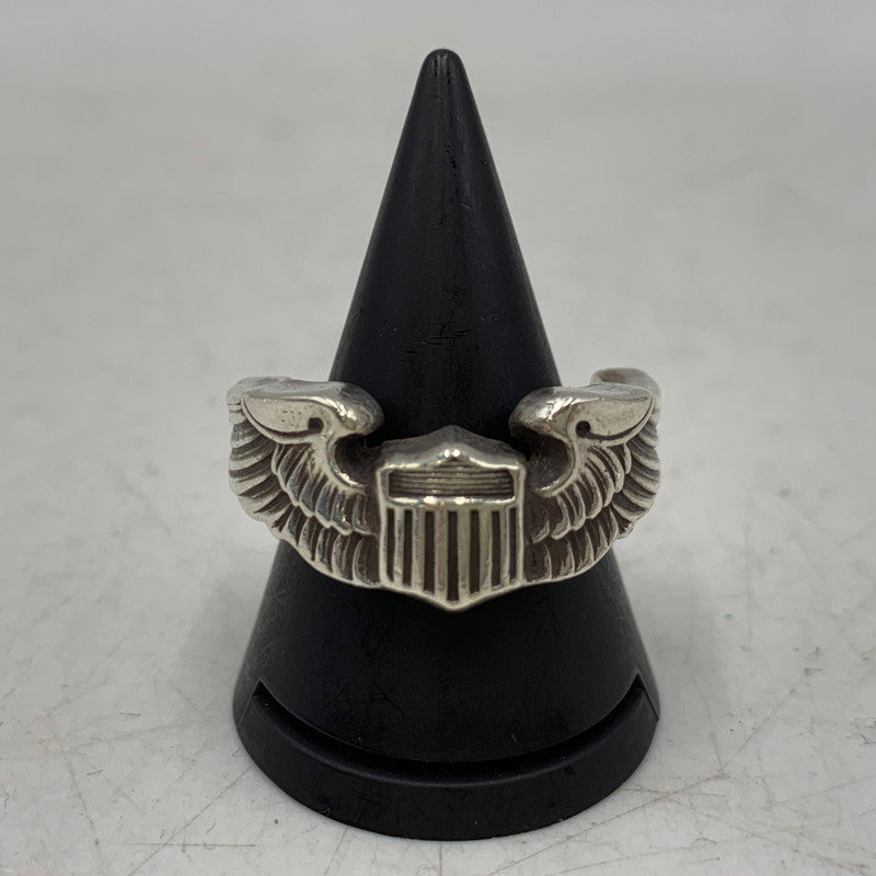 【中古品】【メンズ】 THE REAL MCCOY'S ザリアルマッコイズ MAS-684002 STERLING PILOT WING RING スターリング パイロット ウィング リング 指輪 アクセサリー 192-260606-cs-05-izu サイズ：19 カラー：シルバー 万代Net店