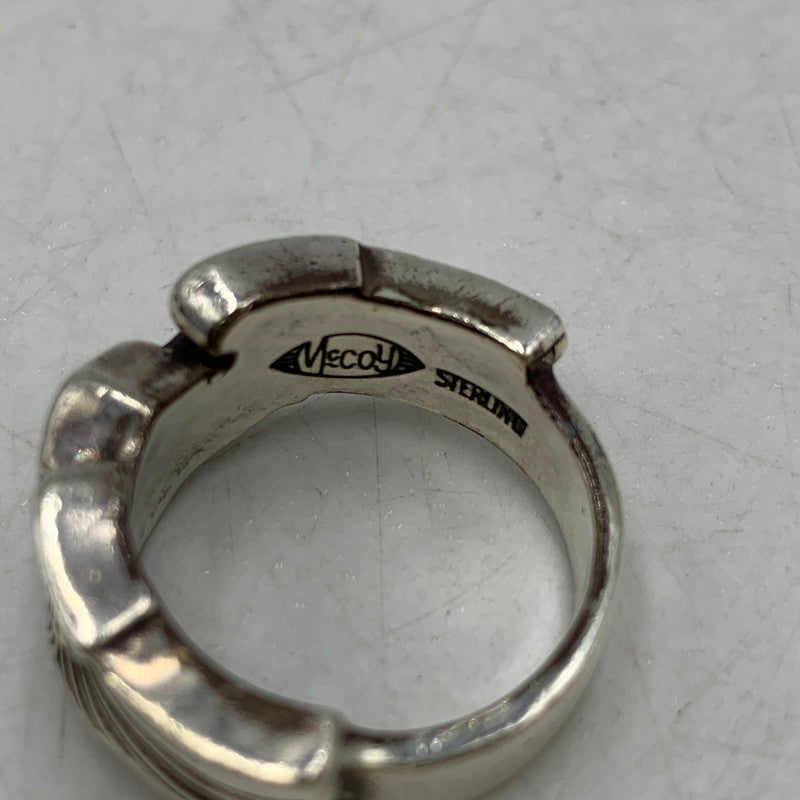 【中古品】【メンズ】 THE REAL MCCOY'S ザリアルマッコイズ MAS-684002 STERLING PILOT WING RING スターリング パイロット ウィング リング 指輪 アクセサリー 192-260606-cs-05-izu サイズ：19 カラー：シルバー 万代Net店