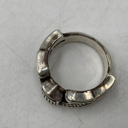 【中古品】【メンズ】 THE REAL MCCOY'S ザリアルマッコイズ MAS-684002 STERLING PILOT WING RING スターリング パイロット ウィング リング 指輪 アクセサリー 192-260606-cs-05-izu サイズ：19 カラー：シルバー 万代Net店