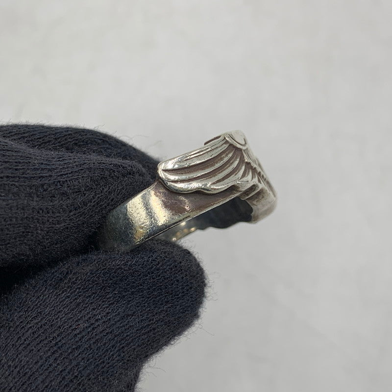 【中古品】【メンズ】 THE REAL MCCOY'S ザリアルマッコイズ MAS-684002 STERLING PILOT WING RING スターリング パイロット ウィング リング 指輪 アクセサリー 192-260606-cs-05-izu サイズ：19 カラー：シルバー 万代Net店